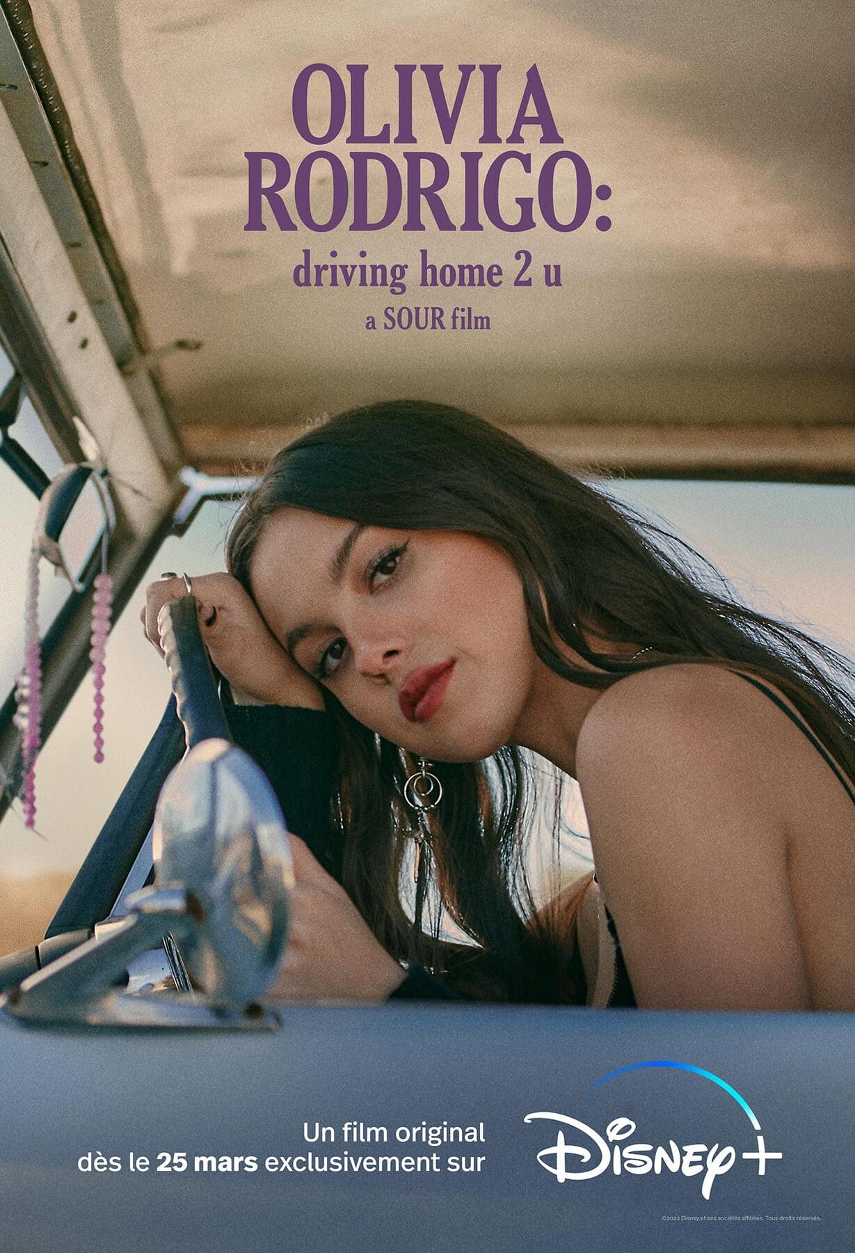 affiche poster olivia rodrigo driving home sour film