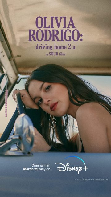 affiche poster olivia rodrigo driving home sour film