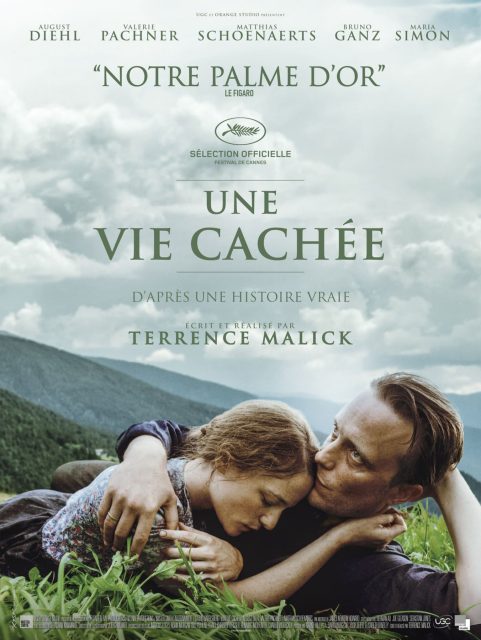 Une vie cachée - Streaming. 1 affiche poster vie cachee hidden life