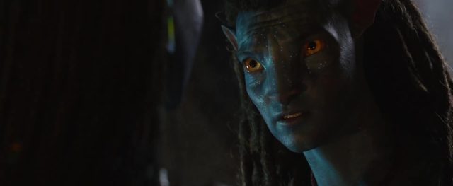 Sam Worthington Sigourney Weaver et Zoe Saldana dans Avatar la voie de l'eau 2022