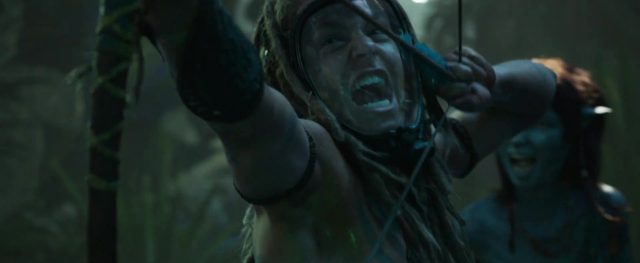 Sam Worthington Sigourney Weaver et Zoe Saldana dans Avatar la voie de l'eau 2022