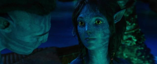 Sam Worthington Sigourney Weaver et Zoe Saldana dans Avatar la voie de l'eau 2022