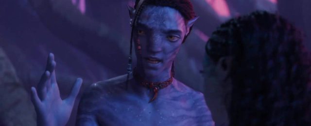 Sam Worthington Sigourney Weaver et Zoe Saldana dans Avatar la voie de l'eau 2022