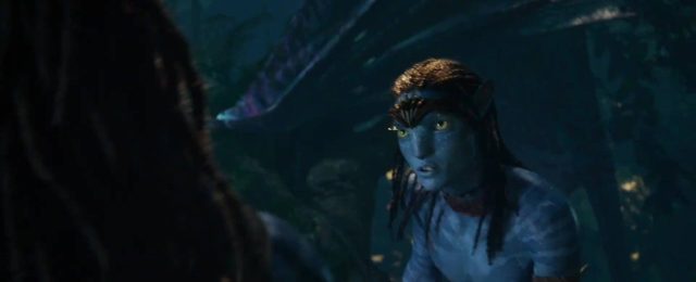 Sam Worthington Sigourney Weaver et Zoe Saldana dans Avatar la voie de l'eau 2022