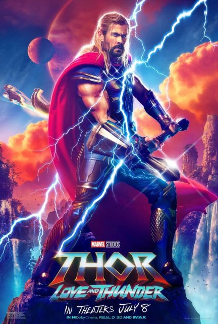 Thor : love and thunder - Photos et affiches. 4 affiche Poster thor love thunder marvel