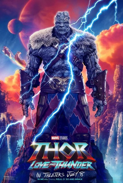Thor : love and thunder - Photos et affiches. 8 affiche Poster thor love thunder marvel