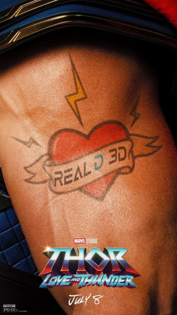Thor : love and thunder - Photos et affiches. 12 affiche Poster thor love thunder marvel