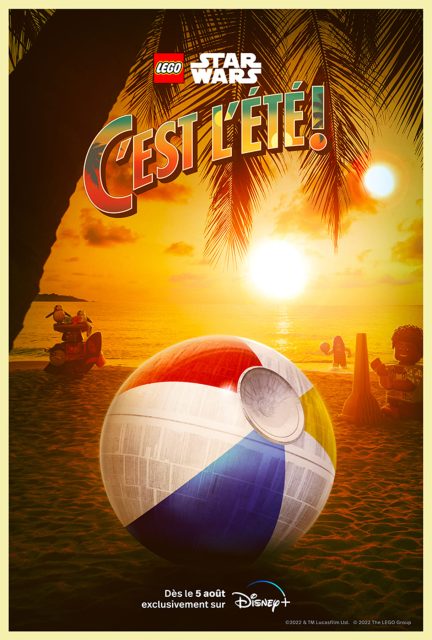 affiche poster lego star wars summer vacation été