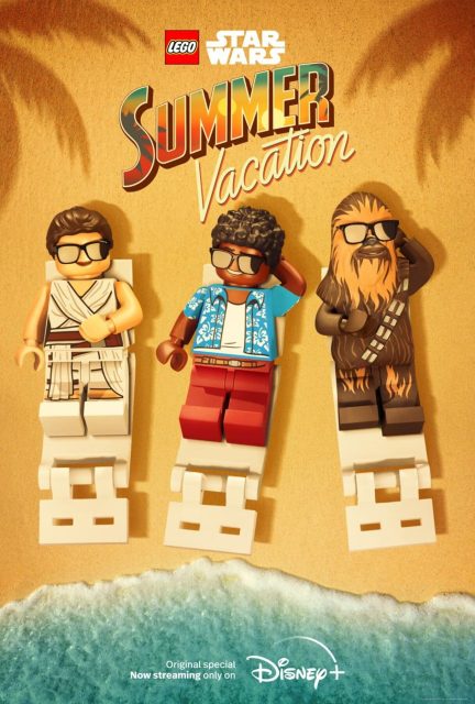 affiche poster lego star wars summer vacation été