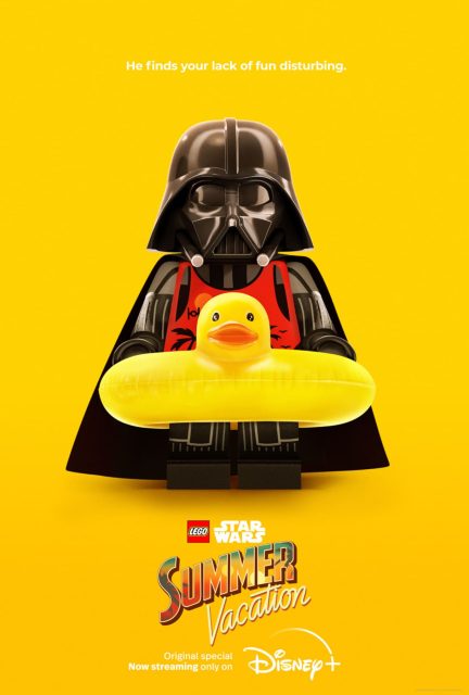 affiche poster lego star wars summer vacation été