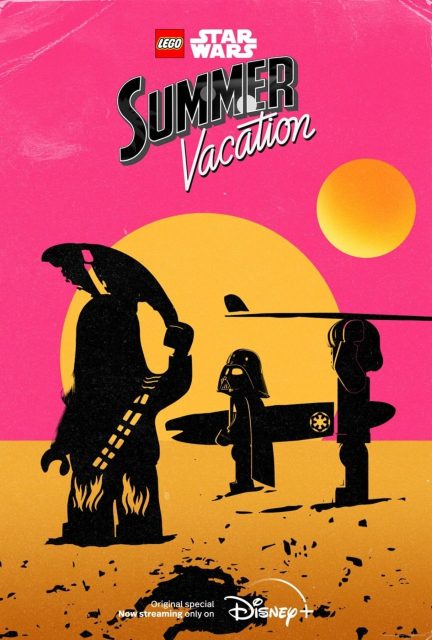 affiche poster lego star wars summer vacation été