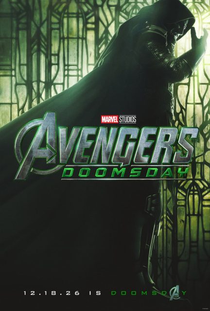 Avengers : Doomsday. 10 Affiche Poster de Avengers : Doomsday avec Robert Downey Jr. Chris Evans et Chris Hemsworth 2026