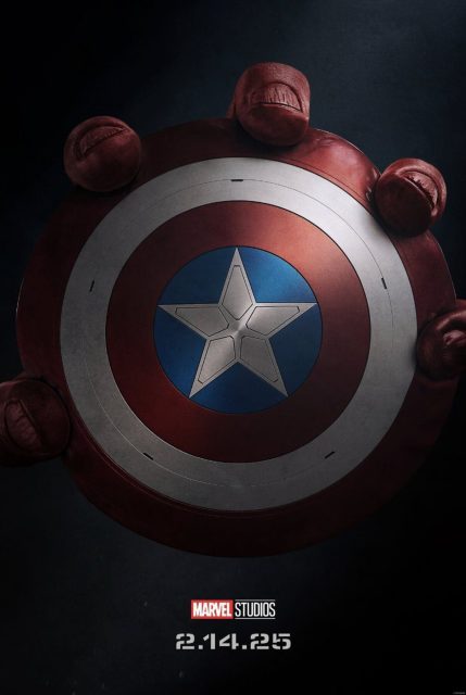 Captain America : brave new world - Photos et affiches. 4 Affiche Poster de Captain America : brave new world avec Anthony Mackie et Harrison Ford 2025