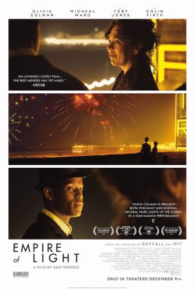 Affiche Poster de Empire of Light avec Olivia Colman Micheal Ward et Colin Firth 2022