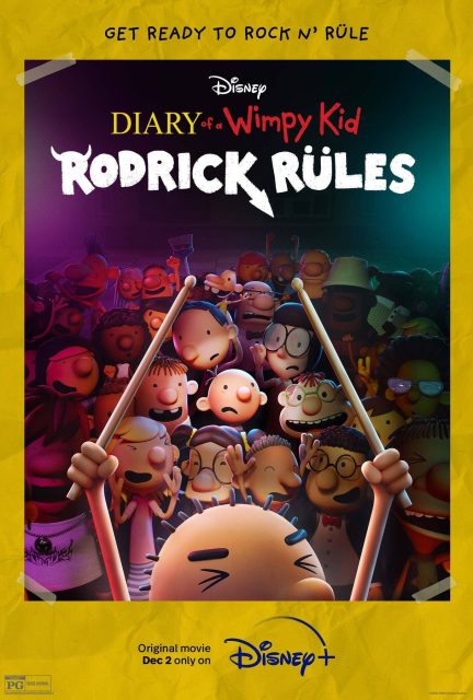 affiche poster journal degonfle diary wimpy kid rodrick loi rules