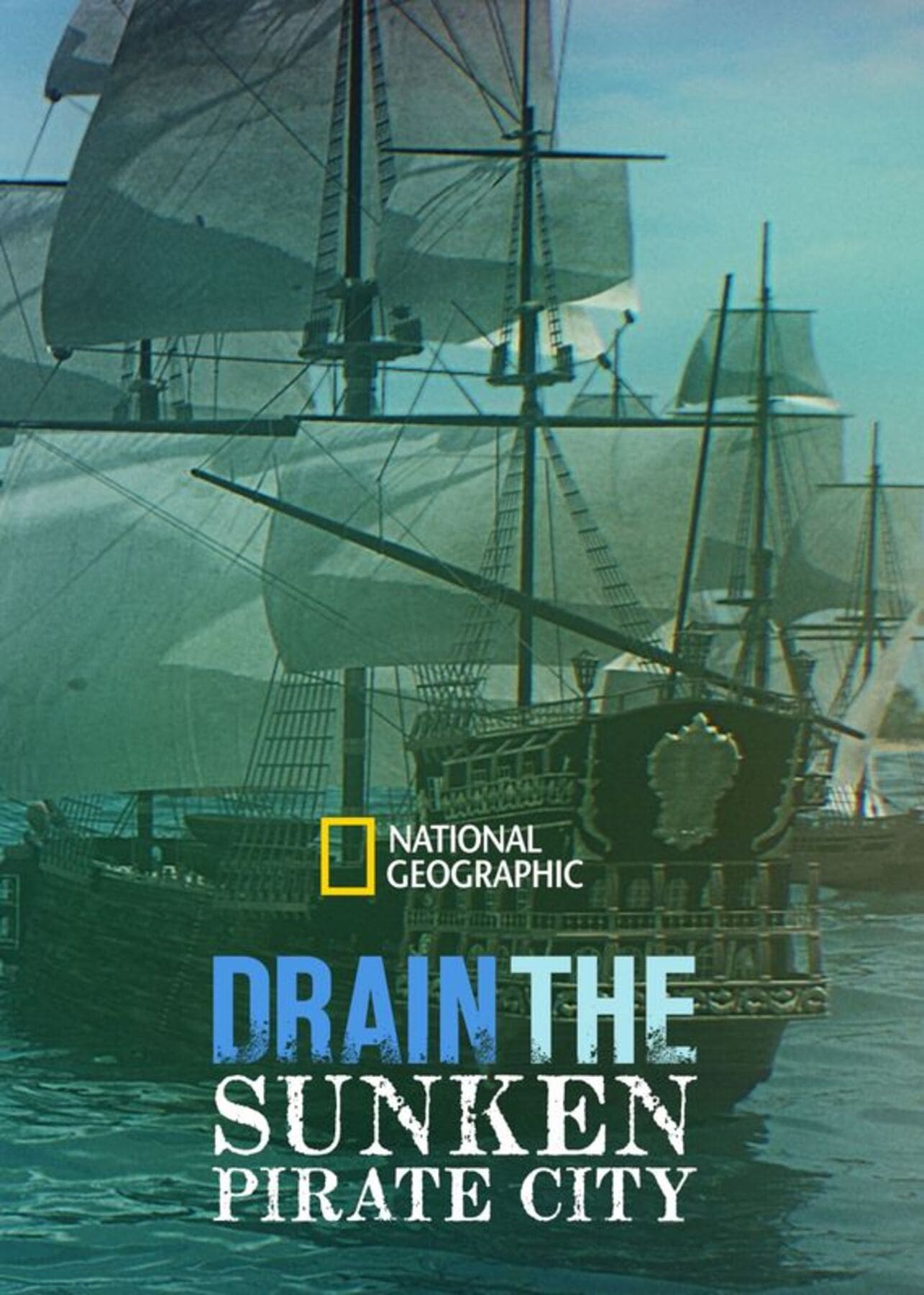 affiche poster tresors mers port royal ville pirate drain sunken city