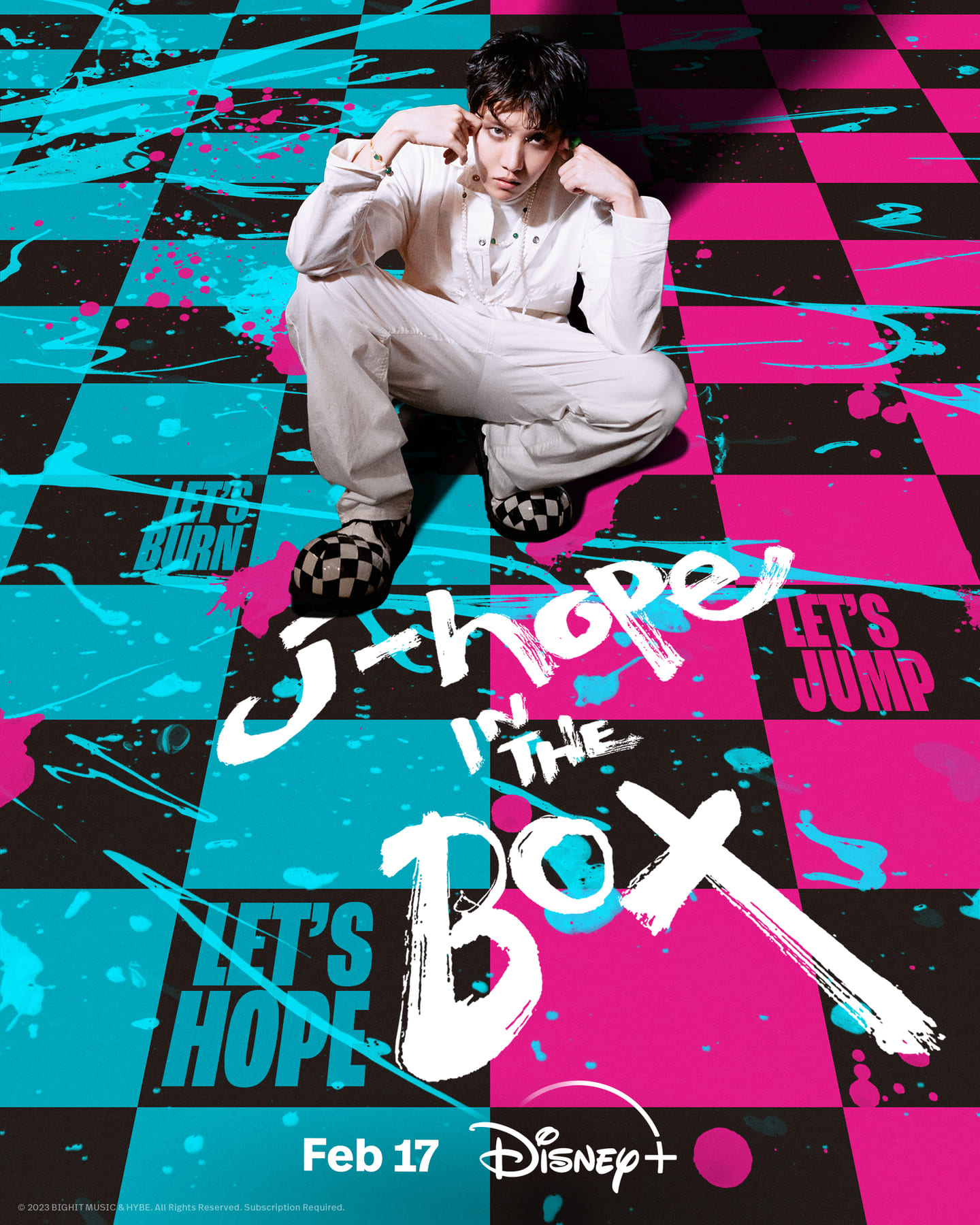 affiche poster j-hope in the box