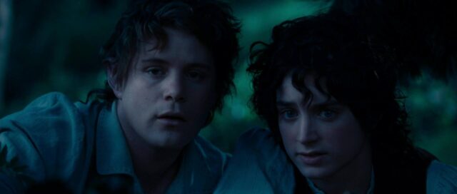 Le seigneur des anneaux : la communauté de l'anneau - Photos et affiches. 31 Elijah Wood Ian McKellen et Viggo Mortensen dans Le seigneur des anneaux : la communauté de l'anneau 2001
