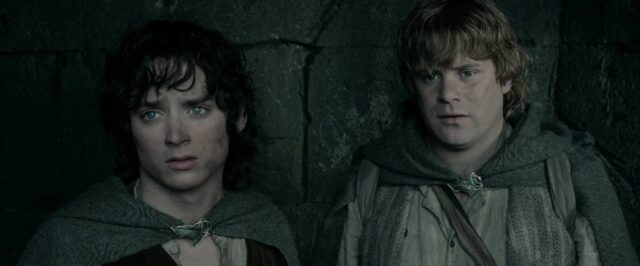 Le seigneur des anneaux : les deux tours - Photos et affiches. 67 Elijah Wood Ian McKellen et Viggo Mortensen dans Le seigneur des anneaux : les deux tours 2002