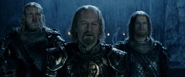 Le seigneur des anneaux : les deux tours - Photos et affiches. 78 Elijah Wood Ian McKellen et Viggo Mortensen dans Le seigneur des anneaux : les deux tours 2002