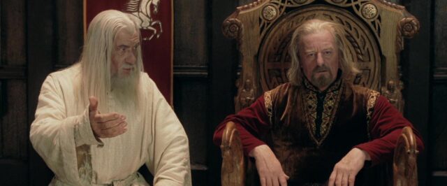 Le seigneur des anneaux : les deux tours - Photos et affiches. 12 Elijah Wood Ian McKellen et Viggo Mortensen dans Le seigneur des anneaux : les deux tours 2002