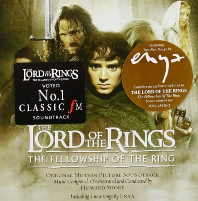La bande originale de Le seigneur des anneaux : la communauté de l'anneau. 1 bande originale soundtrack ost score seigneur anneaux lord rings communauté fellowship