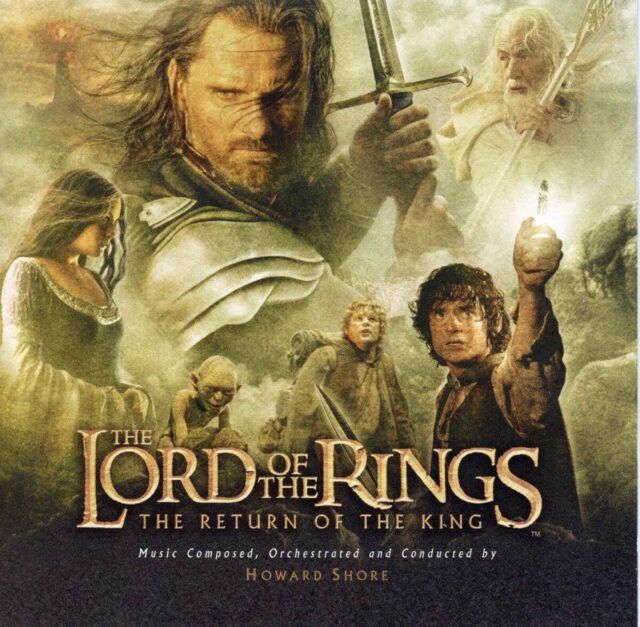 La bande originale de Le seigneur des anneaux : le retour du roi. 1 bande originale soundtrack ost score seigneur anneaux lord rings retour roi return king