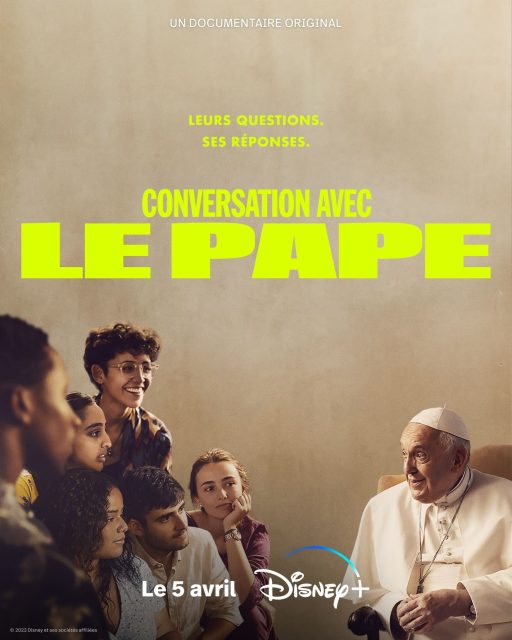 Conversation avec le Pape - Streaming. 1 affiche poster conversation pape amen francisco reponde