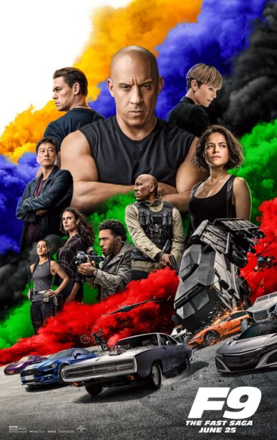 Fast and Furious 9 - Photos et affiches. 4 affiche poster fast furious 9 F9 saga