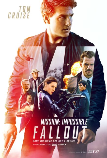 Mission Impossible : Fallout - Photos et affiches. 3 affiche poster mission impossible fallout