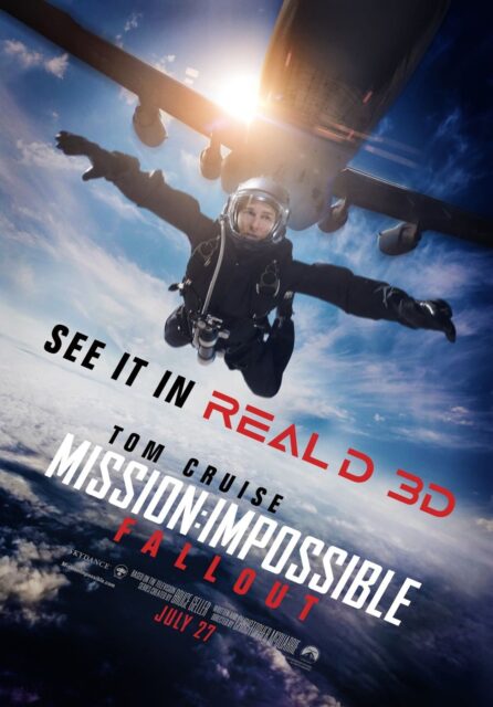 Mission Impossible : Fallout - Photos et affiches. 7 affiche poster mission impossible fallout