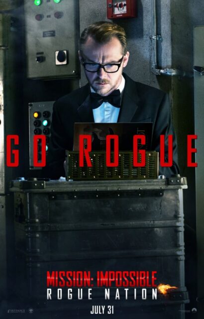 Mission Impossible : Rogue Nation - Photos et affiches. 7 affiche poster mission impossible rogue nation