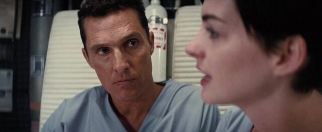 Matthew McConaughey Anne Hathaway et Jessica Chastain dans Interstellar 2014
