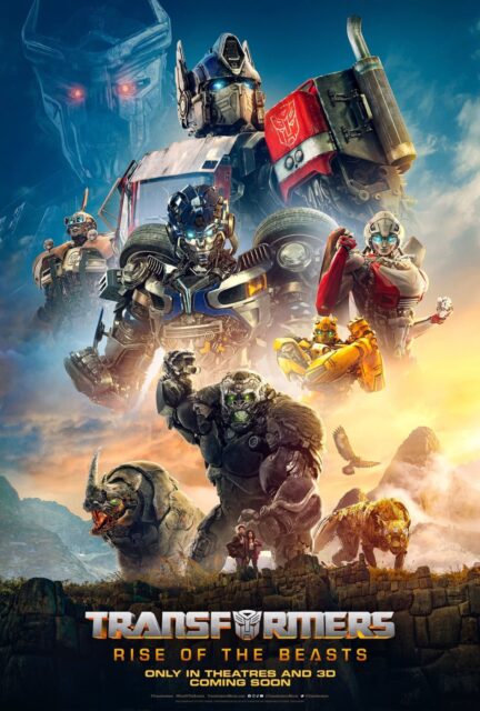 Transformers : rise of the Beasts - Photos et affiches. 3 affiche poster transformers rise beasts