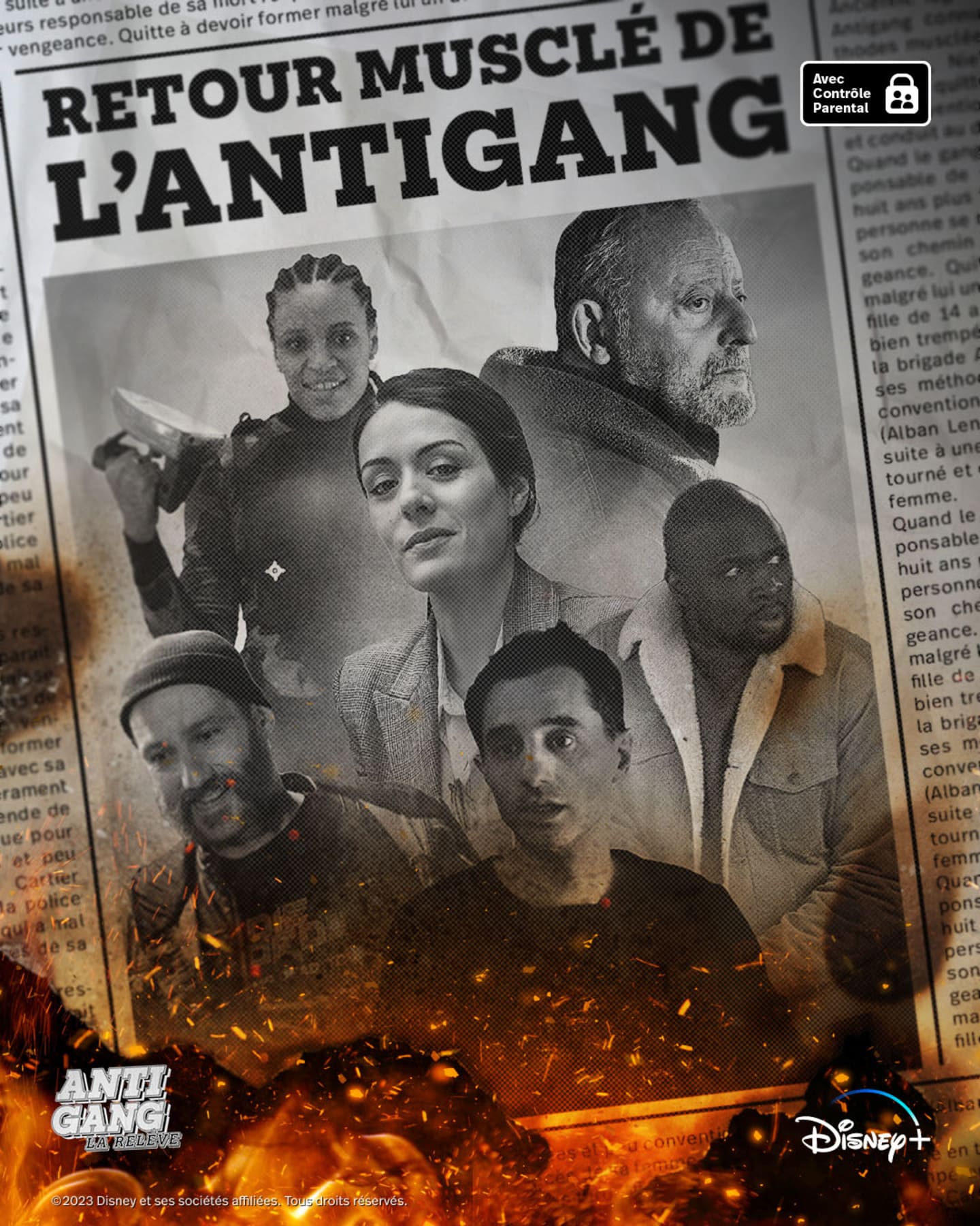 affiche poster antigang releve
