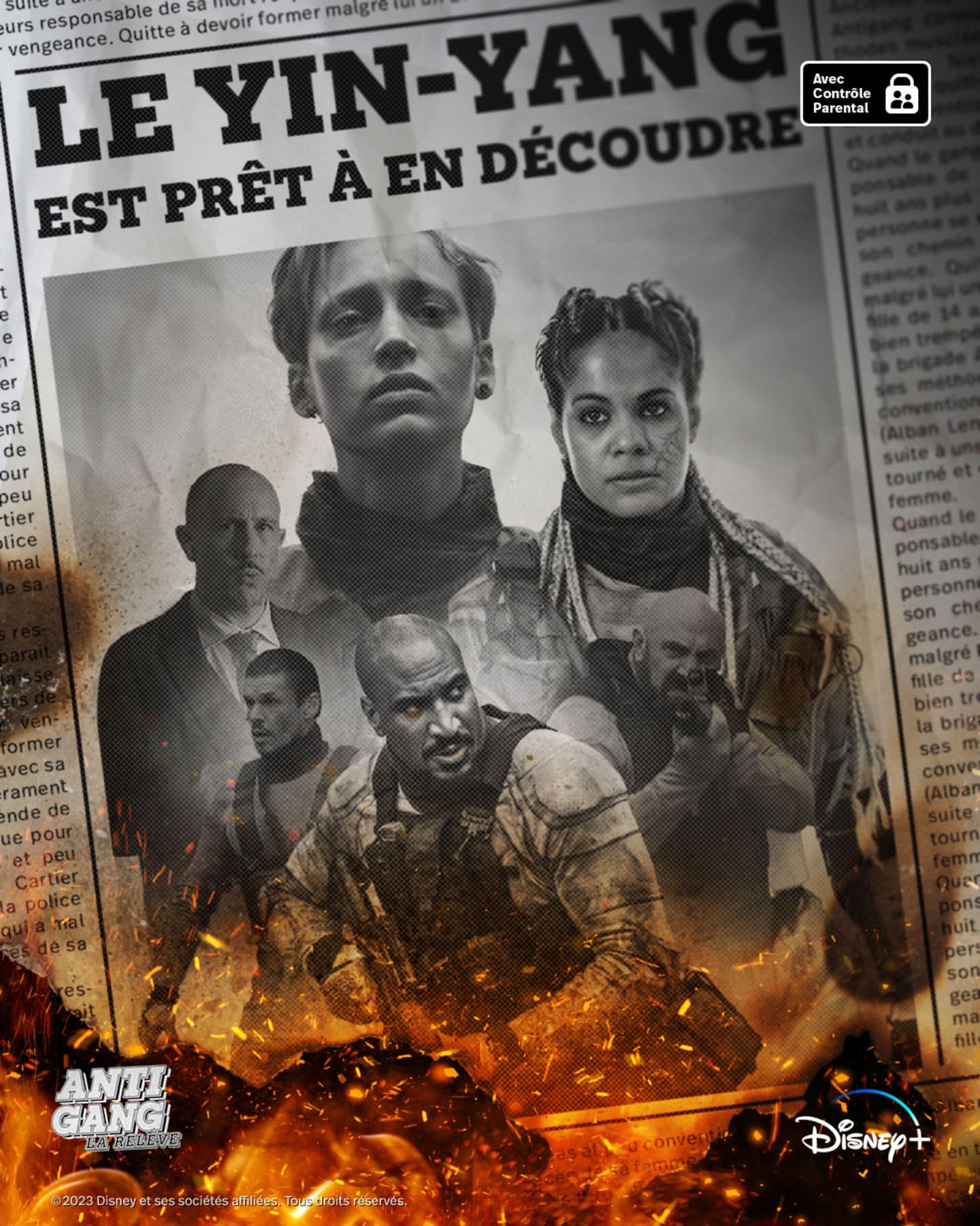 affiche poster antigang releve