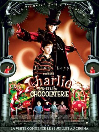Affiche Poster de Charlie et la chocolaterie avec Johnny Depp et Freddie Highmore 2005