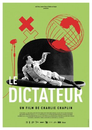 Affiche Poster de Le dictateur Great Dictator avec Charlie Chaplin 1941