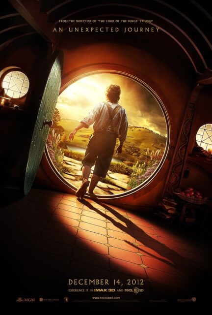Le Hobbit : un voyage inattendu - Photos et affiches. 4 Affiche Poster de Le Hobbit : un voyage inattendu avec Martin Freeman Ian McKellen et Richard Armitage 2012