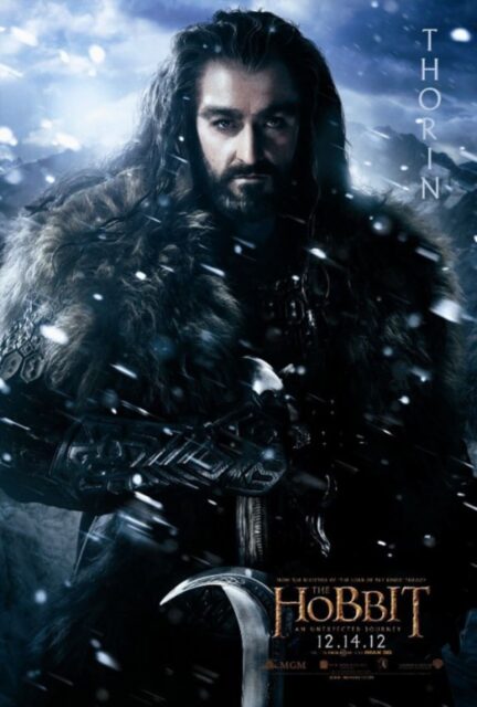 Le Hobbit : un voyage inattendu - Photos et affiches. 8 Affiche Poster de Le Hobbit : un voyage inattendu avec Martin Freeman Ian McKellen et Richard Armitage 2012