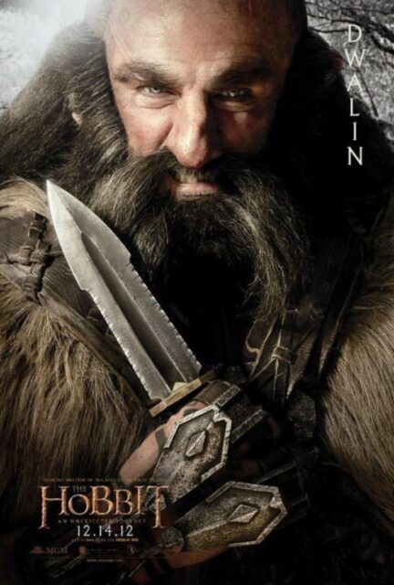 Le Hobbit : un voyage inattendu - Photos et affiches. 17 Affiche Poster de Le Hobbit : un voyage inattendu avec Martin Freeman Ian McKellen et Richard Armitage 2012