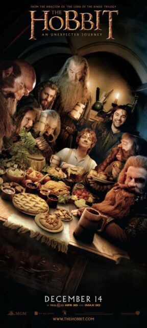 Le Hobbit : un voyage inattendu - Photos et affiches. 25 Affiche Poster de Le Hobbit : un voyage inattendu avec Martin Freeman Ian McKellen et Richard Armitage 2012