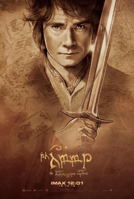 Le Hobbit : un voyage inattendu - Photos et affiches. 30 Affiche Poster de Le Hobbit : un voyage inattendu avec Martin Freeman Ian McKellen et Richard Armitage 2012