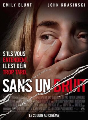Affiche Poster de Sans un bruit Quiet Place avec Emily Blunt John Krasinski et Millicent Simmonds 2018