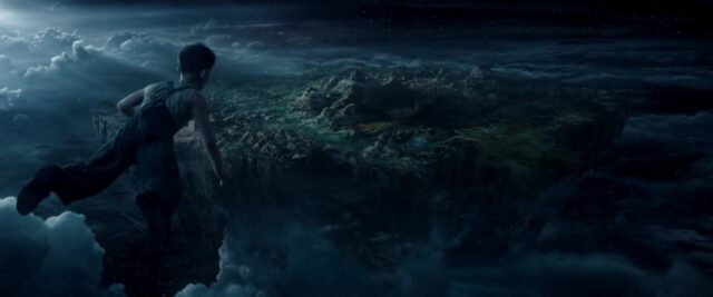 Levi Miller et Hugh Jackman dans Pan 2015