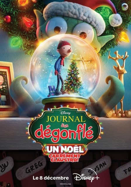Journal d'un dégonflé : un Noël carrément claustro ! - Streaming. 1 affiche poster journal dégonflé noel carrement claustro diary wimpy kid christmas cabin fever