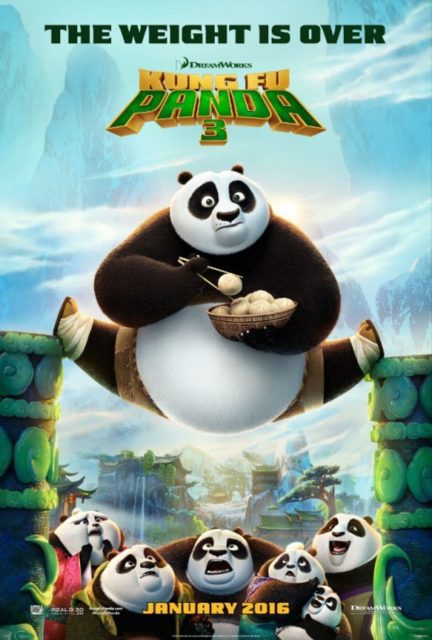 Kung Fu Panda 3 - Photos et affiches. 4 affiche poster kung fu panda 3