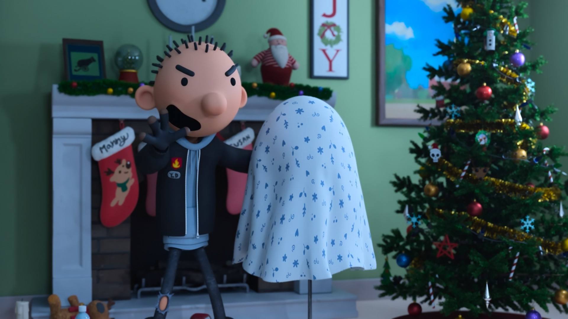 image journal dégonflé noel carrement claustro diary wimpy kid christmas cabin fever