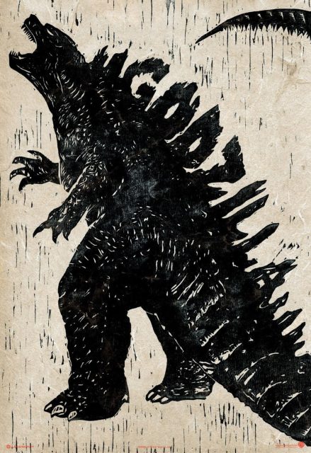Godzilla (2014) - Photos et affiches. 19 affiche poster godzilla 2014