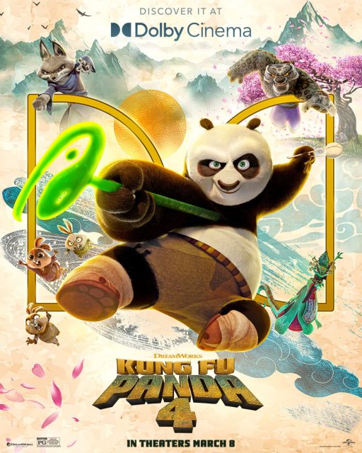 Kung Fu Panda 4 - Photos et affiches. 9 affiche poster kung fu panda 4